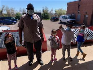 Mr. Horn and Pre-K Counts students